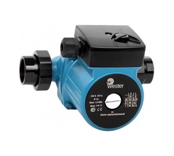 Насос циркуляционный Wester WCP 25-60G 130 мм с гайками