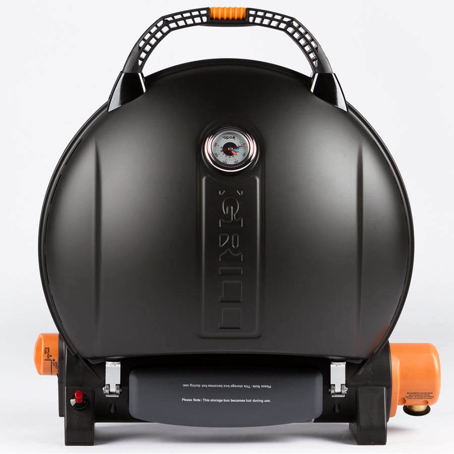 Гриль газовый O-GRILL800T черный + адаптер А