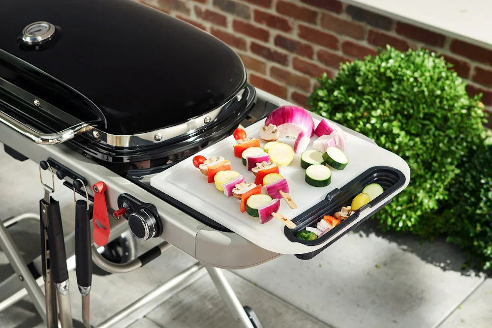 Доска разделочная с контейнером Weber