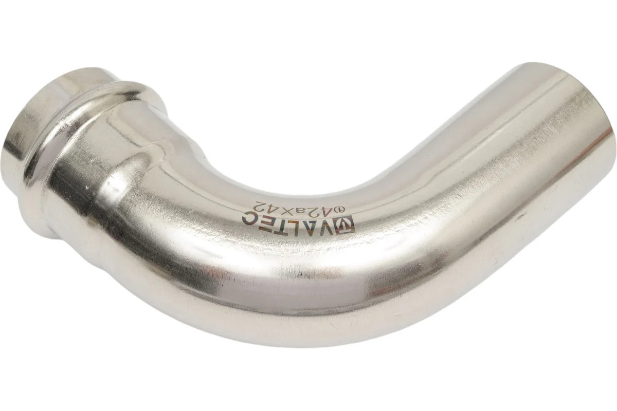 Угольник Valtec из нержавеющей стали 90° (внут./нар.)