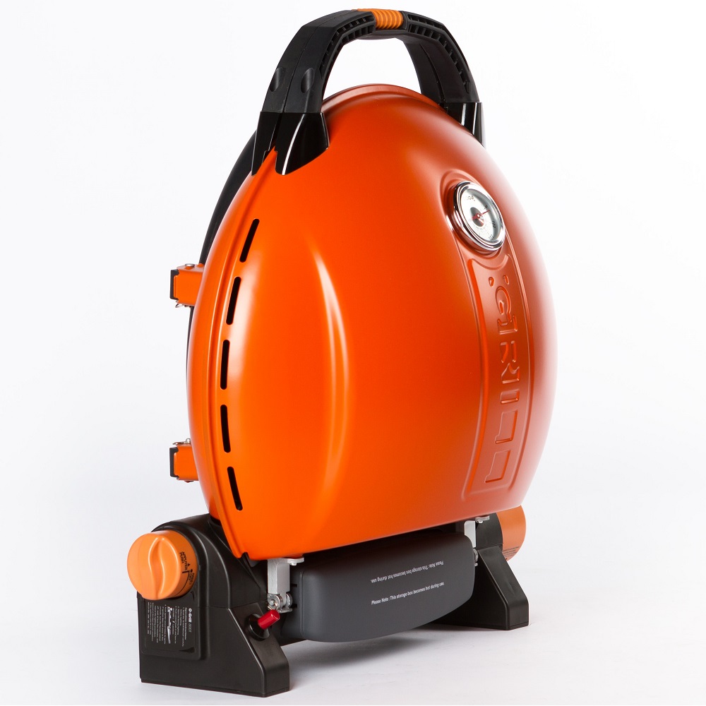 Гриль газовый O-GRILL800T оранжевый + адаптер А
