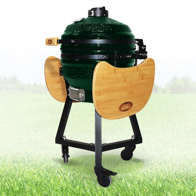 Гриль керамический Start Grill-16 PRO (39,8 см), зеленый