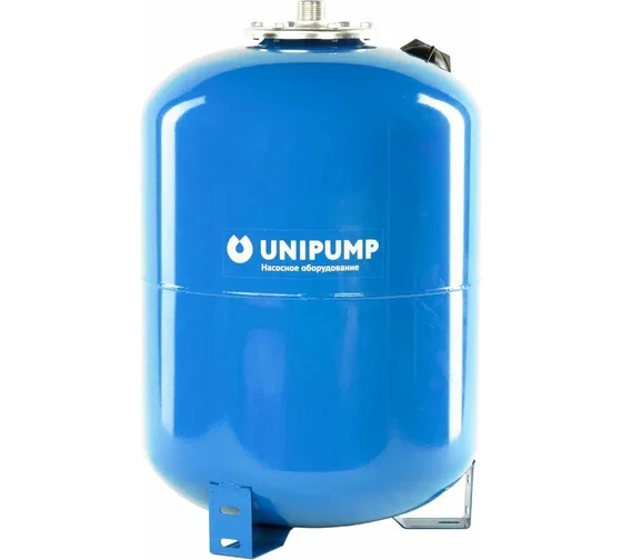Гидроаккумулятор вертикальный UNIPUMP (фланец нерж., верхнее подкл., БЭЗ)