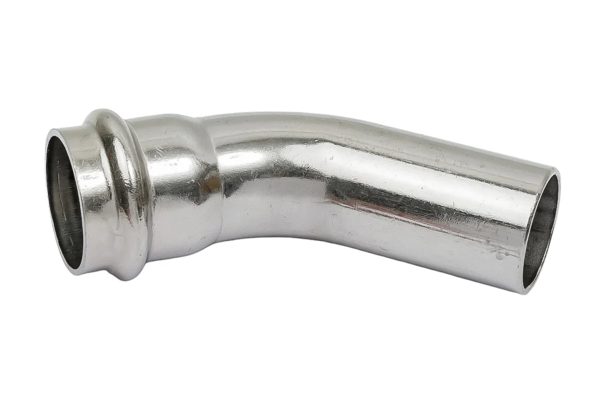 Угольник Valtec из нержавеющей стали 45° (внут./нар.)